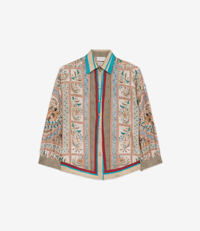 Pierre Louis Mascia ALOE Longsleeve Shirt Silk MULTICOLOR ALOESCML12049SE514851101