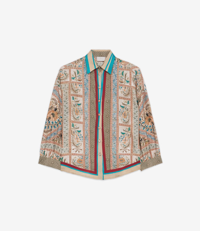 Pierre Louis Mascia ALOE Longsleeve Shirt Silk MULTICOLOR ALOESCML12049SE514851101