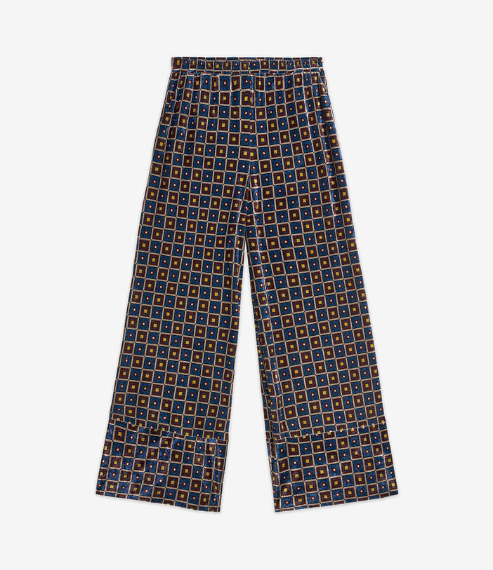 Pierre Louis Mascia RANAT Palazzo Trousers Polyester Multicolor RANATSPT12054PL139852101