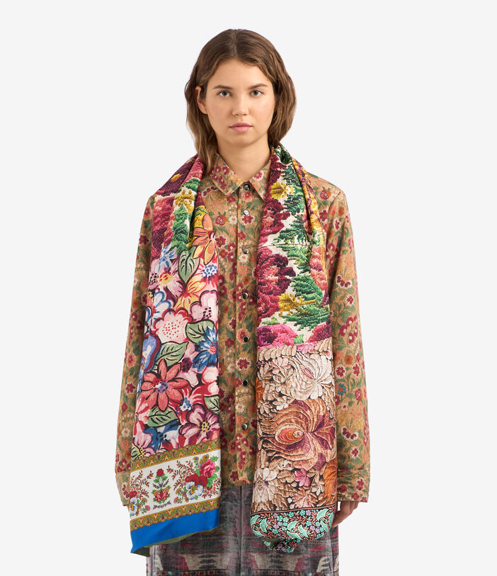 Pierre Louis Mascia ALOEWON Scarf Silk 65x190 Multicolor ALOEWON065X190DSE51232710118