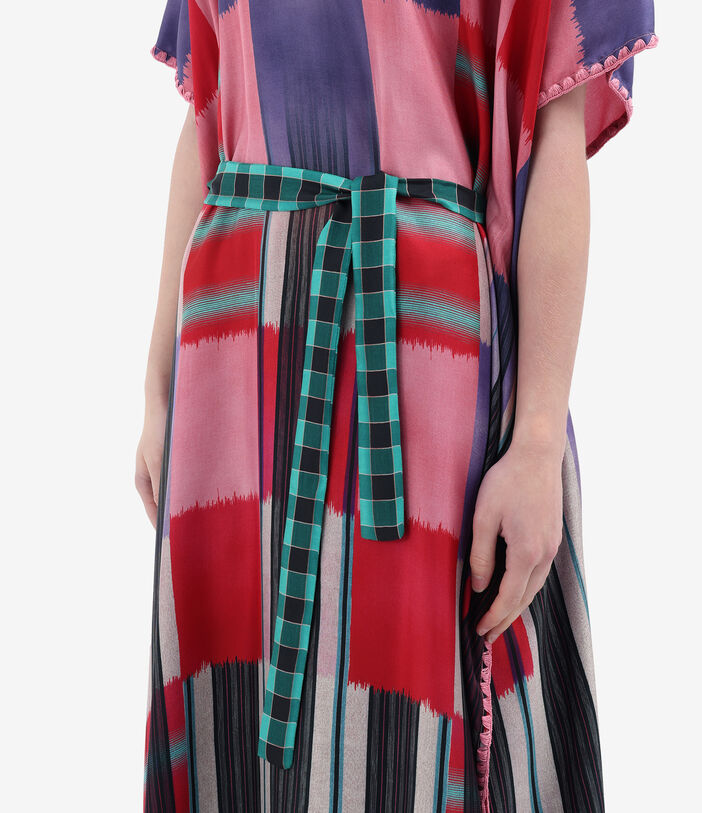 Pierre Louis Mascia ALOE Kaftan Coat Silk MULTICOLOR ALOESKL12428SE515005101