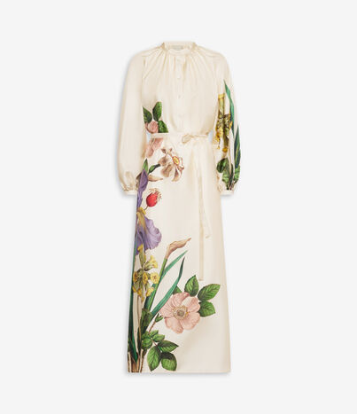 Pierre Louis Mascia ALOE Shirt Dress Silk PETALI D'ARCHIVIO ALOESAB11524SE519108101