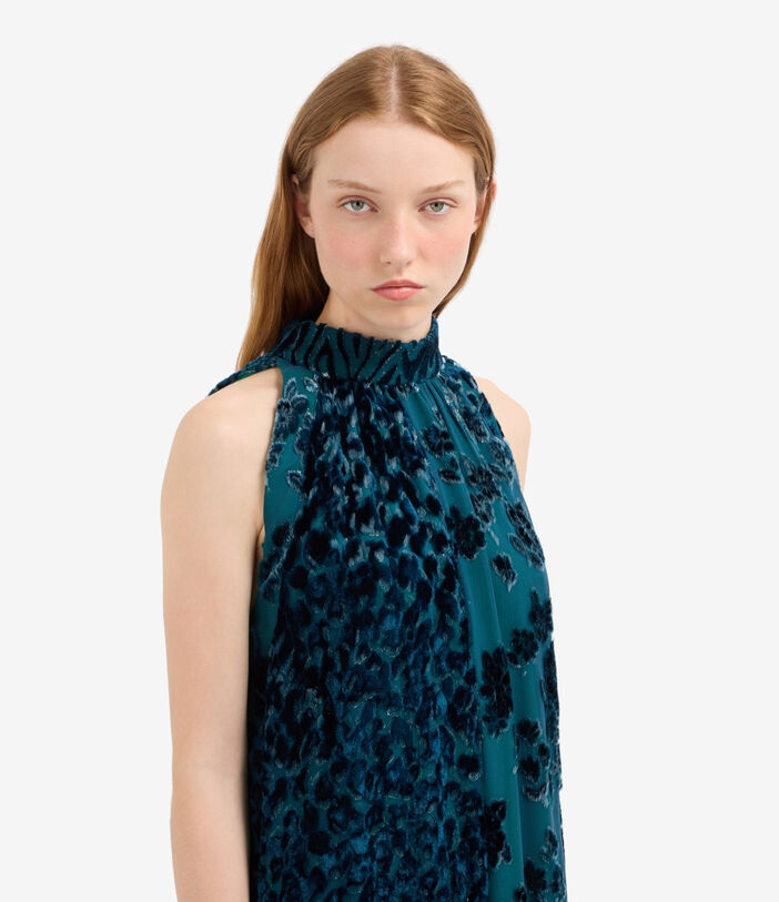 Pierre Louis Mascia PATCHDEV Dress Viscose Silk PAISLEY DI NOCE PATCHDEVAB12969VIOTTANIO