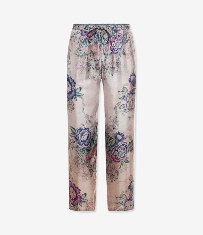 Pierre Louis Mascia ALOE Trousers Silk CENERE ROSATA ALOESPT10959SE517913101