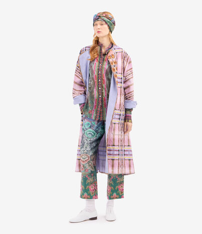 Pierre Louis Mascia ALOE Trousers Silk PEONIA ALOESPT10959SE517903101