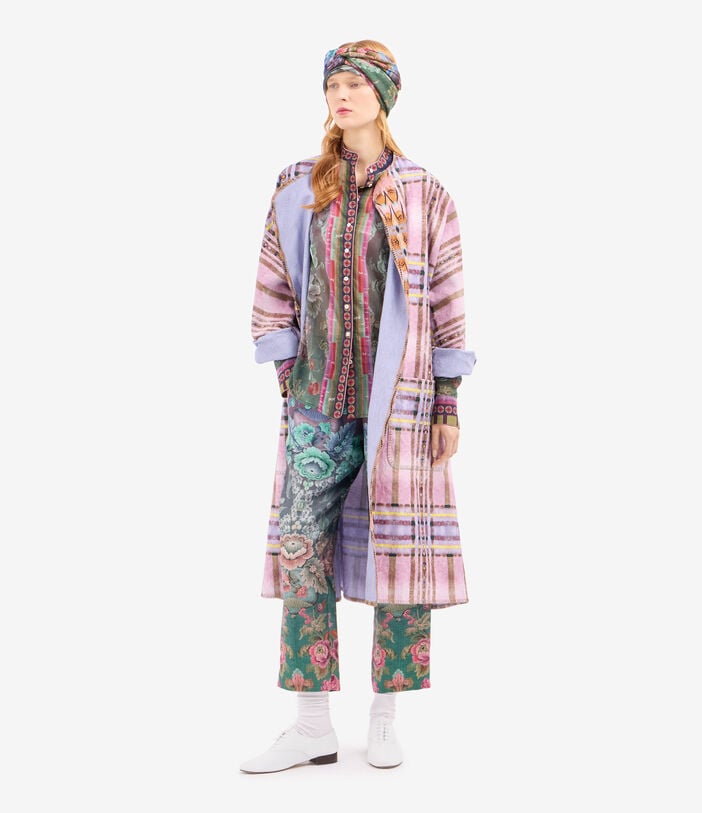 Pierre Louis Mascia ALOE Trousers Silk PEONIA ALOESPT10959SE517903101