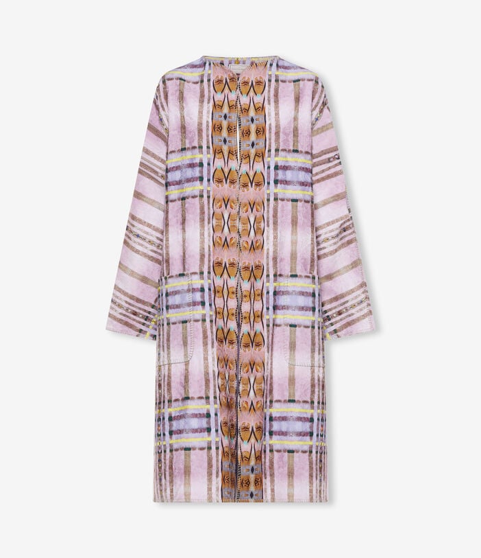 Pierre Louis Mascia RICORDO Kimono Cotton GEOMETRIE DI LAVANDA RICORDO2SKM12254CO518166101