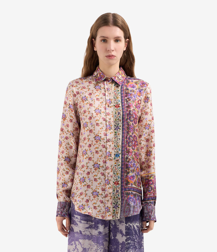 Pierre Louis Mascia ALOE Longsleeve Shirt Silk MULTICOLOR ALOESCML11190SE514743101