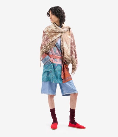 Pierre Louis Mascia ALOE Dressing Gown Silk CORALLO ANTICO ALOESVT10010L92SE518153101