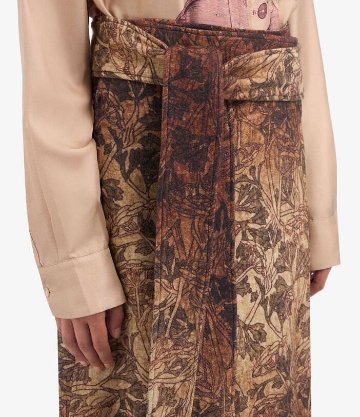 Pierre Louis Mascia CAKESC4 Skirt Wool Multicolor CAKESC4SGO12358WO139739101
