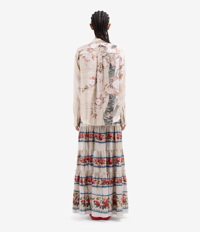 Pierre Louis Mascia ALOE Longsleeve Shirt Silk GIARDINO GIAPPONESE ALOESCML10643SE517719101