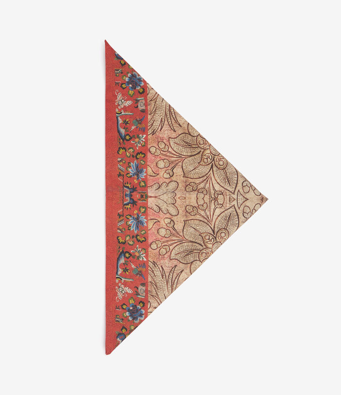 Pierre Louis Mascia CERBIATTOOTT Floral Table Napkin Cotton 50x50 TERRACOTTA CERBIATTOOTTB050X050PACCO513166101
