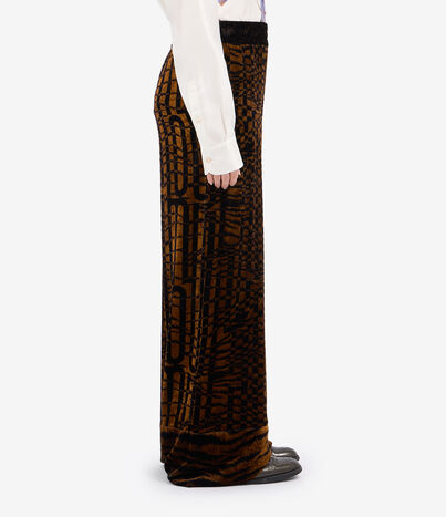 Pierre Louis Mascia KANADA Palazzo Trousers Viscose Silk ROCOCO KANADAPT12599VI516595101