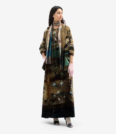 Pierre Louis Mascia KANPUR Dress Viscose Silk RAMAGE DI CANNELLA KANPURSAB12943VI519549101