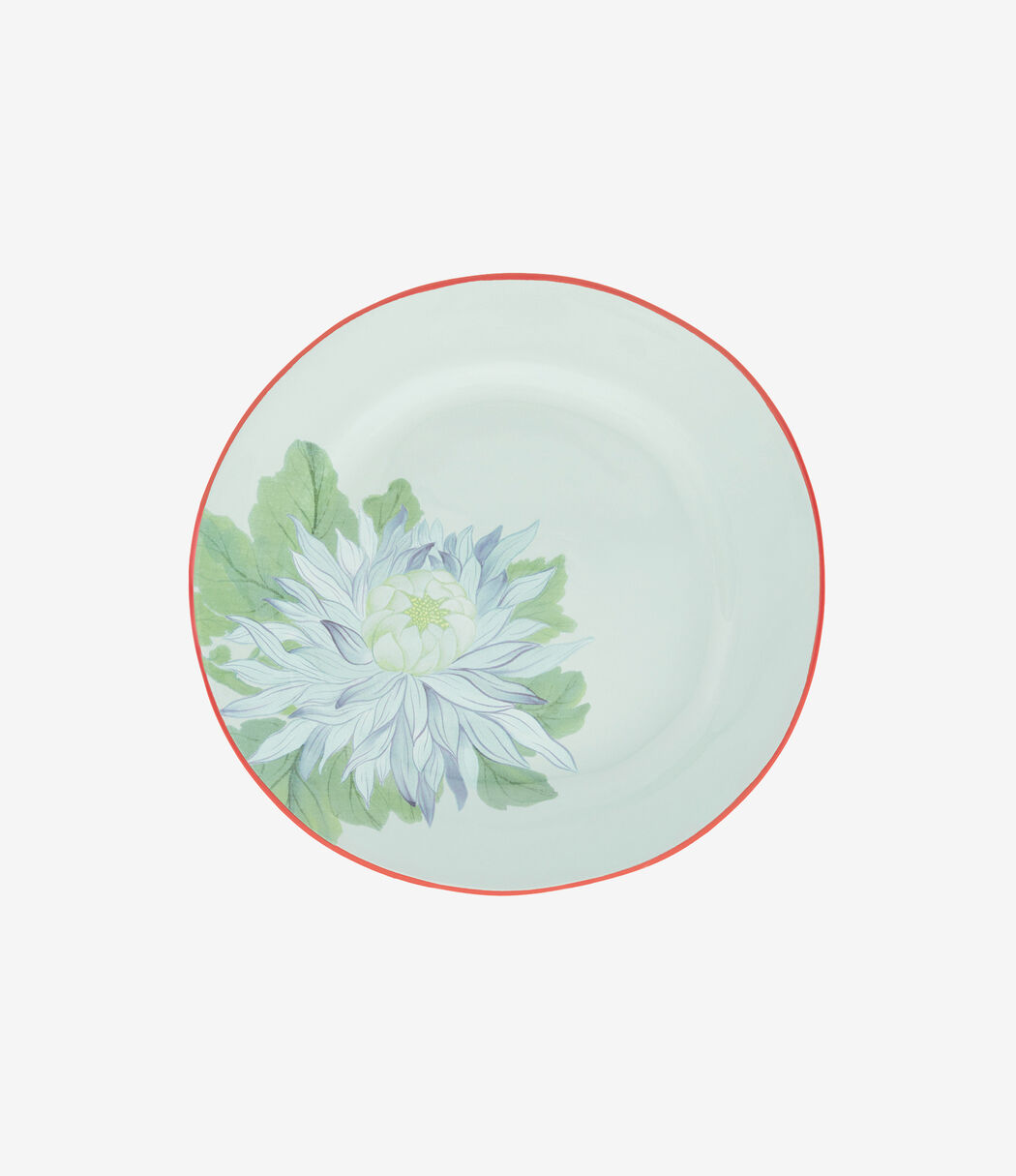 PLATE Floral Plate Ceramic/Earthenware in LIGHT BLUE | Pierre-Louis Mascia®