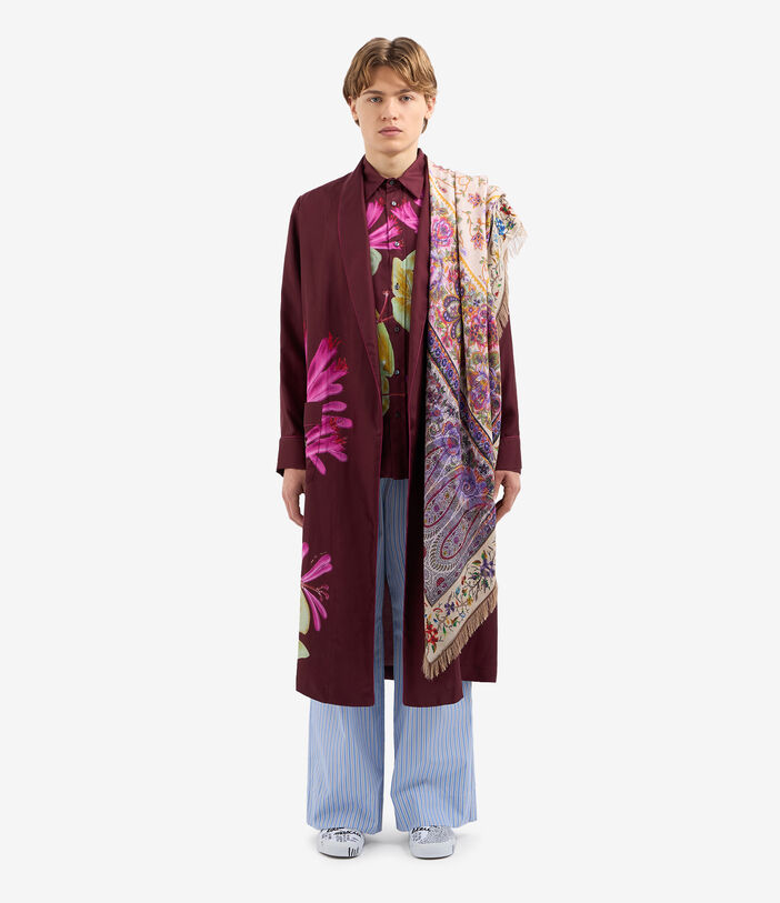 Pierre Louis Mascia ALOEGOTS Longsleeve Shirt Silk WINE RED ALOEGOTSSCML10643SE514663101