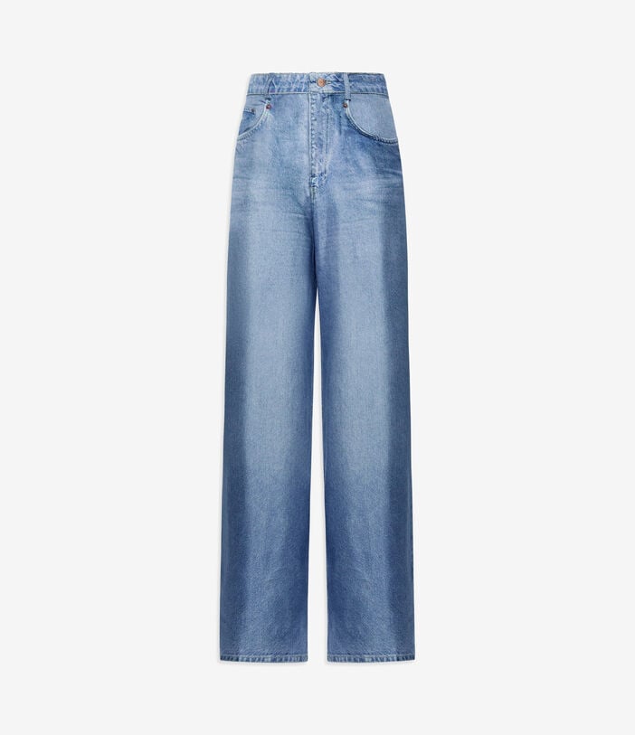 Pierre Louis Mascia ALOE Trousers Silk Pierre Louis Mascia ALOE Trousers Silk DENIM ALOESPT12566SE515240102