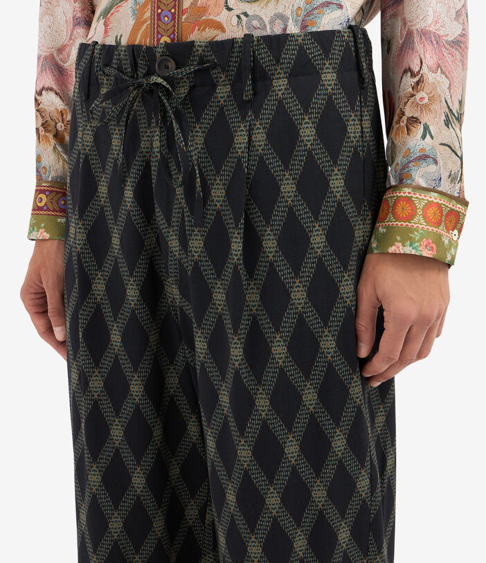 Pierre Louis Mascia DYLAN Trousers Virgin wool Multicolor DYLANSPT12172WV143902101