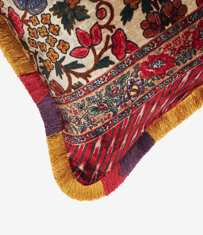 Pierre Louis Mascia KANPUR Cushion Viscose Velvet Silk 40x40 Multicolor KANPURS030X060CU066VI512829101
