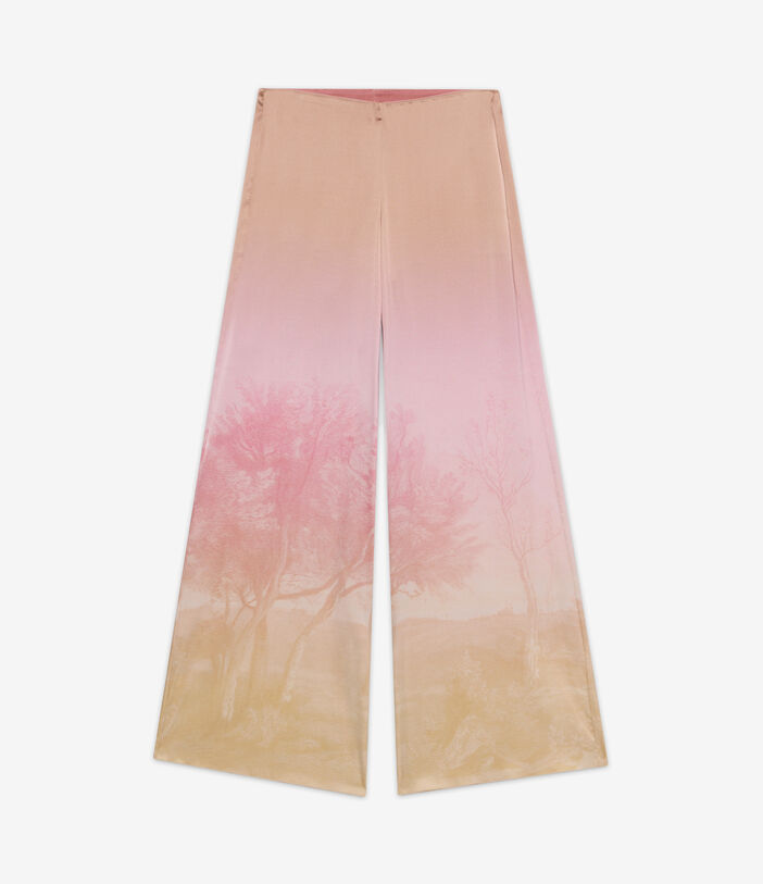 Pierre Louis Mascia ADASTRGUM Palazzo Trousers Silk DUSTY ROSE ADASTRGUMSPT12409SE514937101