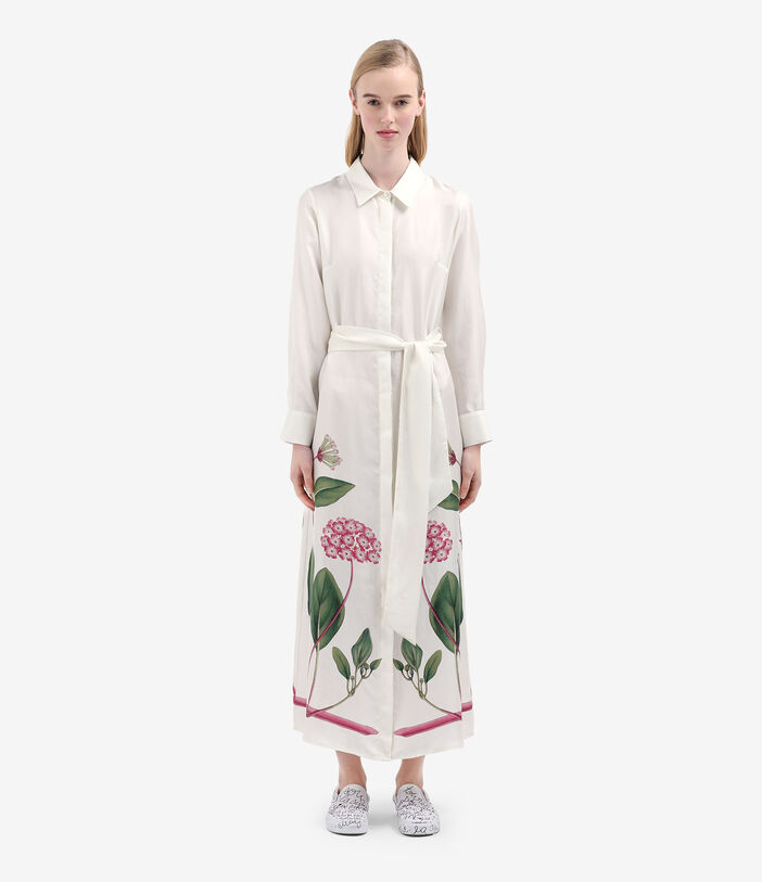 Pierre Louis Mascia ALOEGOTS Shirt Dress Silk Multicolor ALOEGOTSSAB12474SE514661101