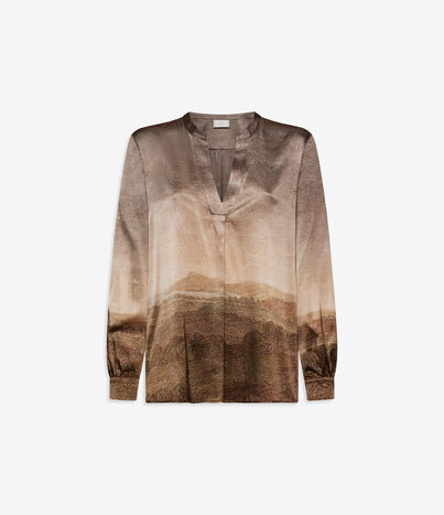 Pierre Louis Mascia ADASTRGUM Longsleeve Shirt Silk Multicolor ADASTRGUMSCML12437SE516335101