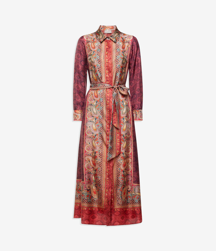 Pierre Louis Mascia ALOE Shirt Dress Silk Pierre Louis Mascia ALOE Shirt Dress Silk Multicolor ALOESAB12448SE516287101