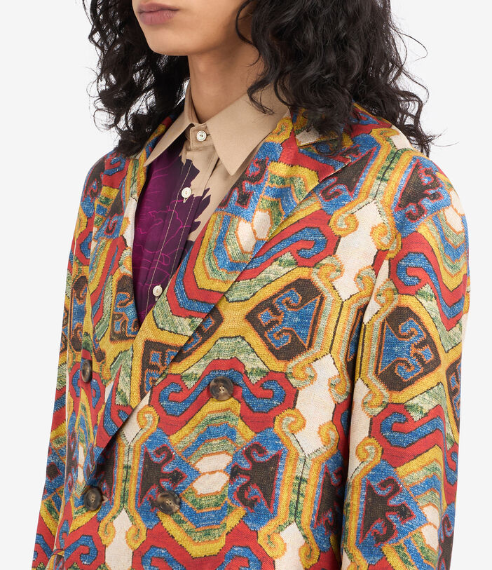 Pierre Louis Mascia FANCY Jacket Silk Multicolor FANCYGC12167SE140132101