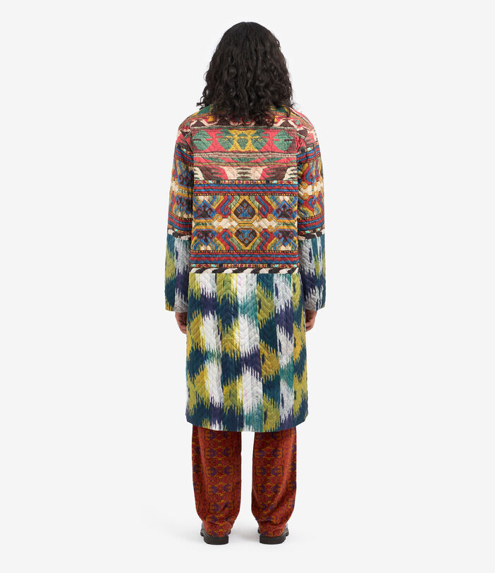 Pierre Louis Mascia ALOINT Raincoat Polyester Silk Multicolor ALOINTIMP12324PL513550101