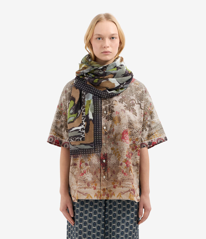 Pierre Louis Mascia HAWNBCI Scarf Cotton Silk 65x190 MULTICOLOR HAWNBCISW065X190ACO51483010130