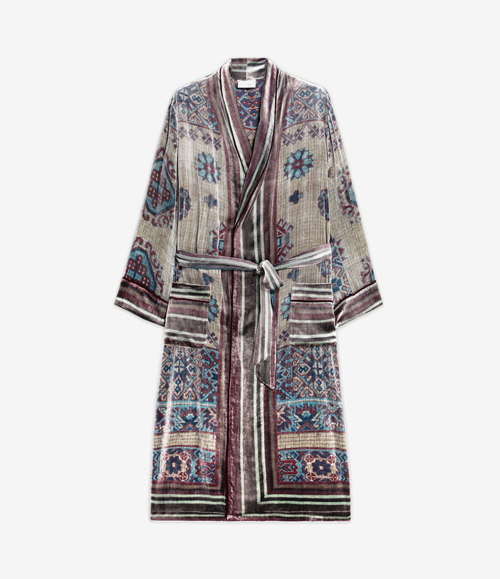 Pierre Louis Mascia KANPUR Dressing Gown Viscose Silk Multicolor KANPURSVVT11668L124VI513577101