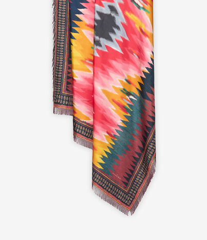Pierre Louis Mascia ALOEUW Shawl Scarf Silk 135x195 RICAMO DI LAGUNA ALOEUWSW135X195S4SE518617101