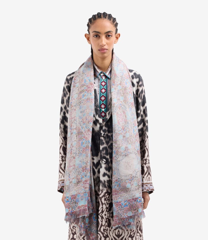Pierre Louis Mascia ALOEUW Shawl Scarf Silk 135x195 ARAZZO ALOEUWSW135X195S4SE517302101