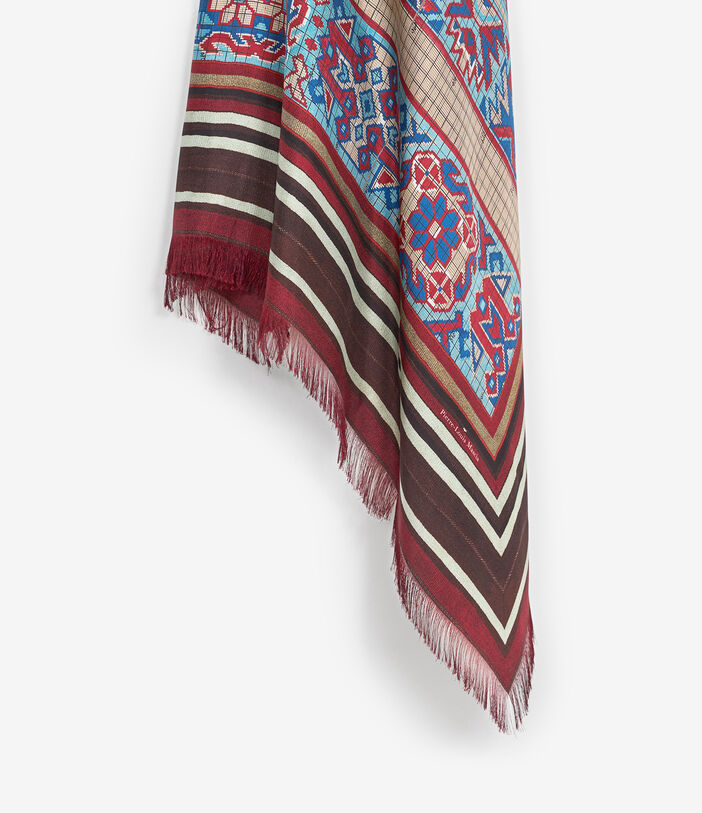 Pierre Louis Mascia ALOEUW Shawl Scarf Silk 135x195 Multicolor ALOEUWSW135X195S4SE51231310118