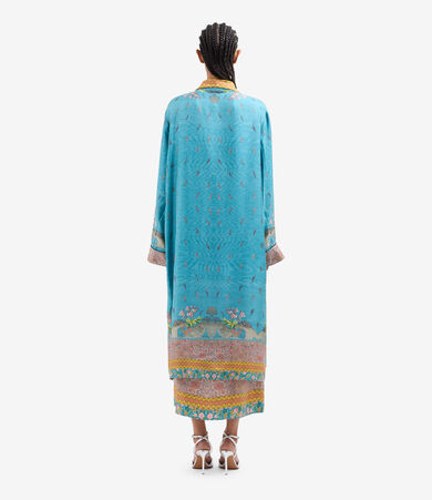 long dressing gown silk Horezsie Women's Long Satin Robes Long Silk Robes Floral Silky Kimono Robes Dressing Gown, One Size at Amazon Women's Clothing store