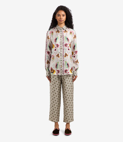 Pierre Louis Mascia ALOE Longsleeve Shirt Silk Multicolor ALOESCML11190SE511968101