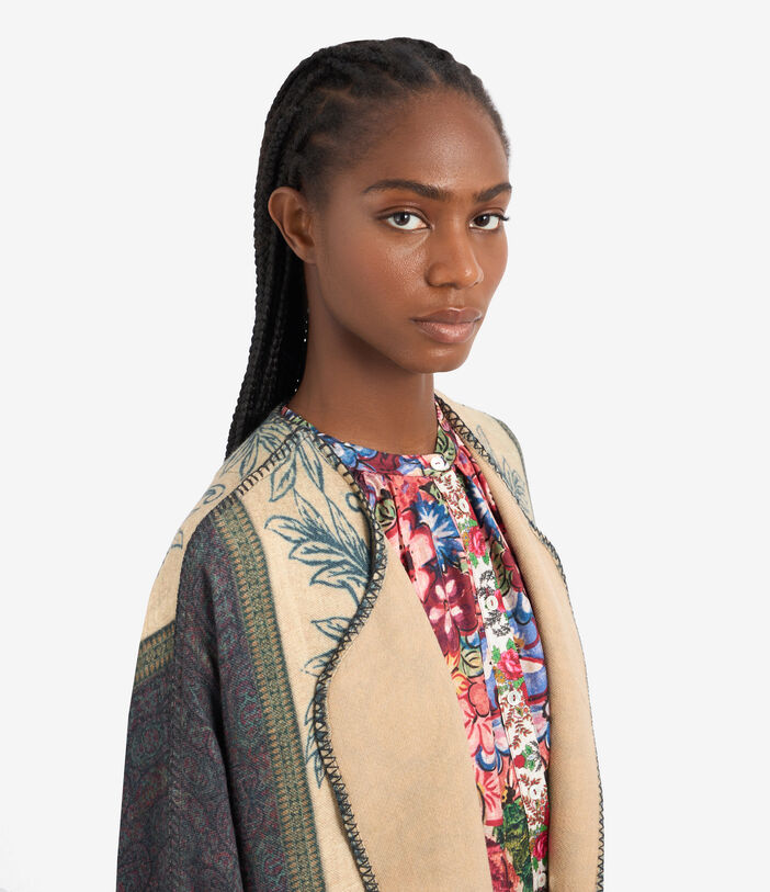Pierre Louis Mascia PANCAKE Kimono Wool Pierre Louis Mascia PANCAKE Kimono Wool Multicolor PANCAKESKM12254WO513425101