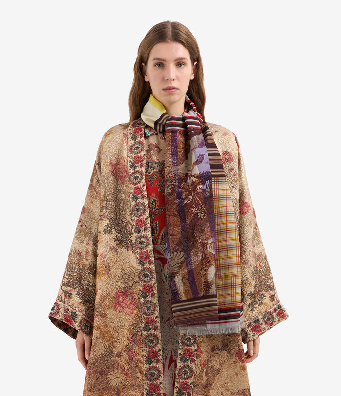 Pierre Louis Mascia HAWNBCI Scarf Cotton Silk 65x190 MULTICOLOR HAWNBCISW065X190ACO51482910130