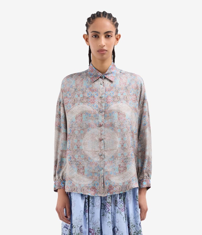 Pierre Louis Mascia ALOE Longsleeve Shirt Silk ARAZZO ALOESCML12049SE518127101