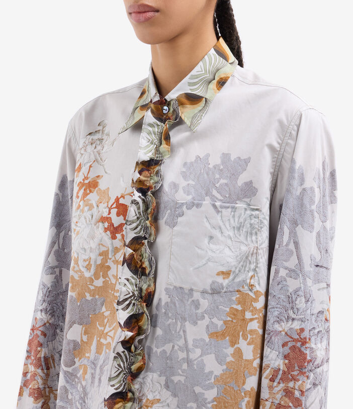 Pierre Louis Mascia DIOMEDE Longsleeve Shirt Cotton LOTO BIANCO DIOMEDESCML12813CO518210101