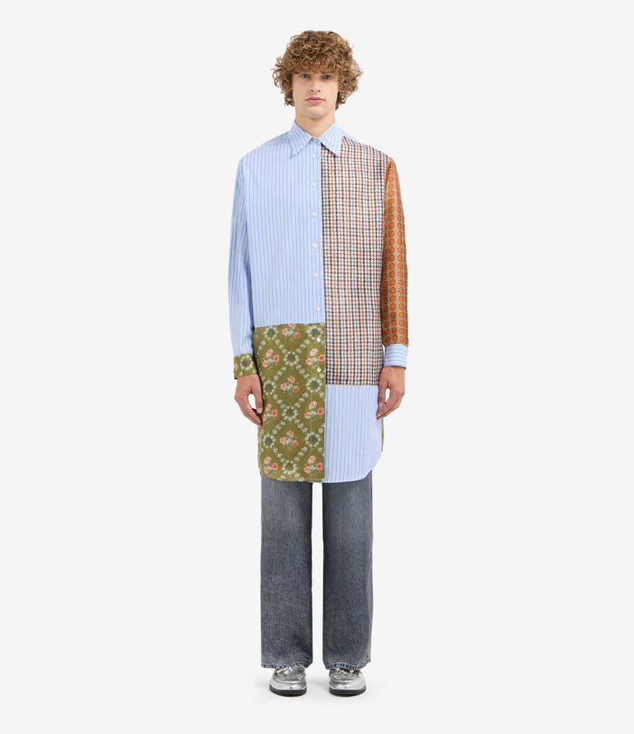 Pierre Louis Mascia ALOTHO Longsleeve Shirt Cotton Silk Multicolor ALOTHOCML12698CO516539101