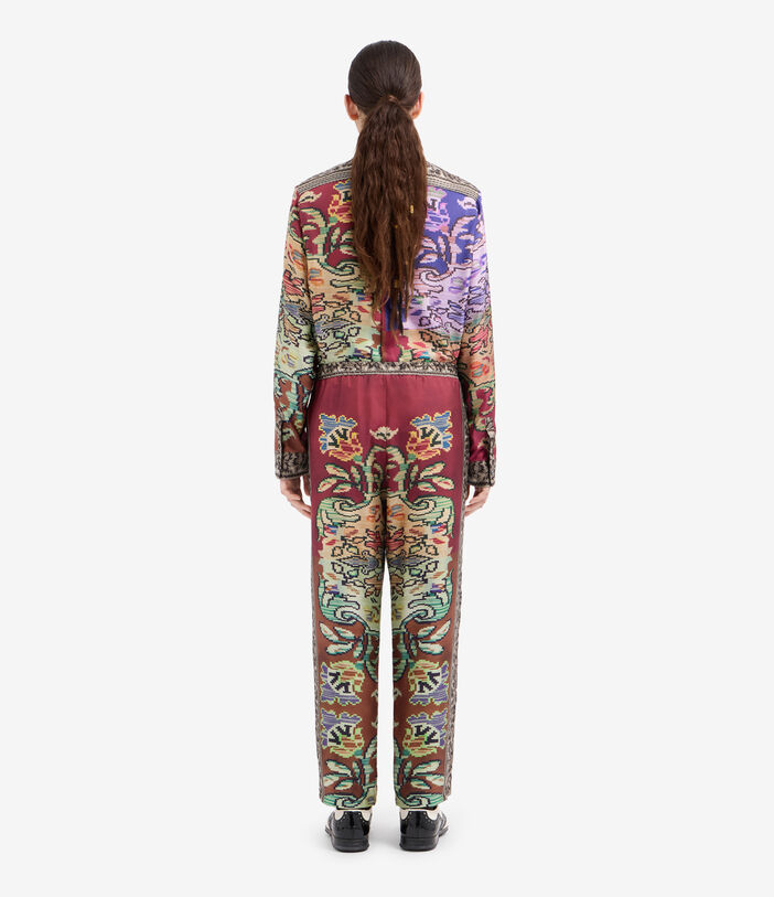 Pierre Louis Mascia ALOE Trousers Silk Pierre Louis Mascia ALOE Trousers Silk Multicolor ALOESPT10959SE516273101