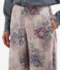 Pierre Louis Mascia ADANASTR Palazzo Trousers Silk CENERE ROSATA ADANASTRSVPT12409SE146912101