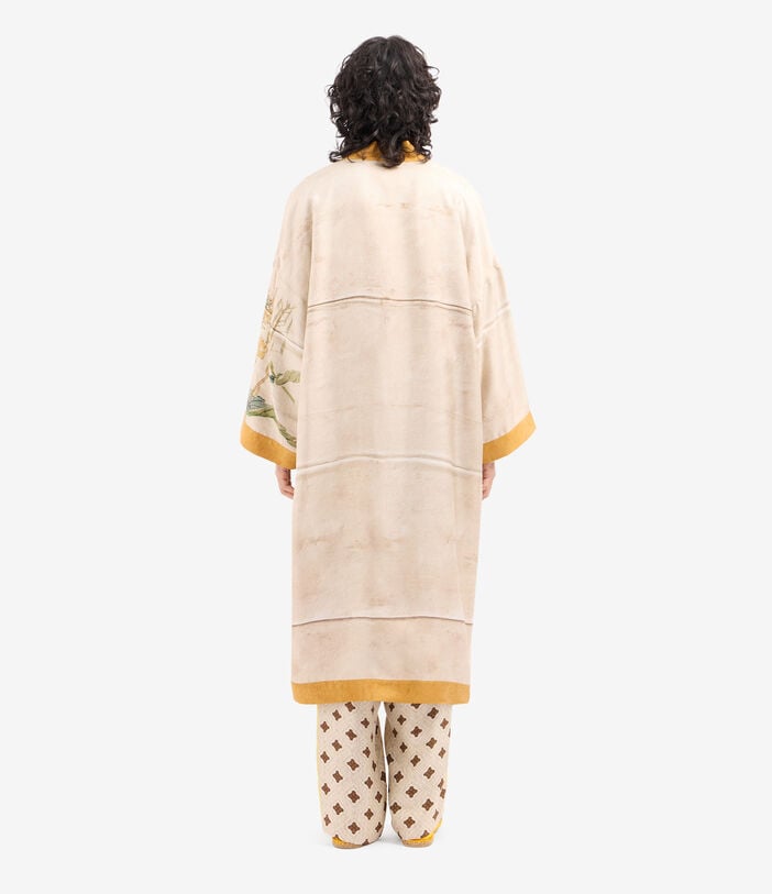 Pierre Louis Mascia ALOE Kimono Silk LINO DORATO ALOEKM12528SE518049101