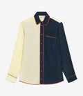 Pierre Louis Mascia ADANAR Longsleeve Shirt Silk GIALLO ADANARUCML10642SEBLUGIALLO