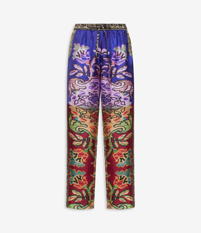 Pierre Louis Mascia ALOE Trousers Silk Pierre Louis Mascia ALOE Trousers Silk Multicolor ALOESPT10959SE516273101