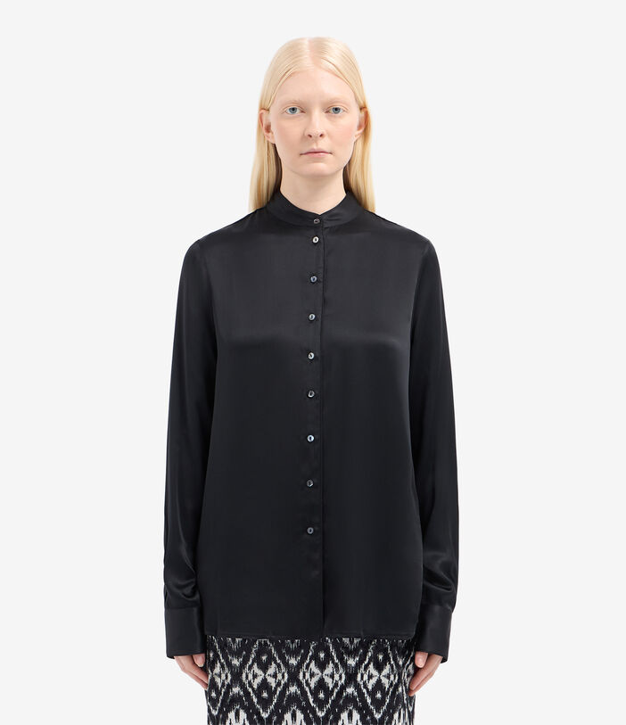Pierre Louis Mascia ADANAGUM Longsleeve Shirt Silk Pierre Louis Mascia ADANAGUM Longsleeve Shirt Silk NERO ADANAGUMUQCML11721SENERO